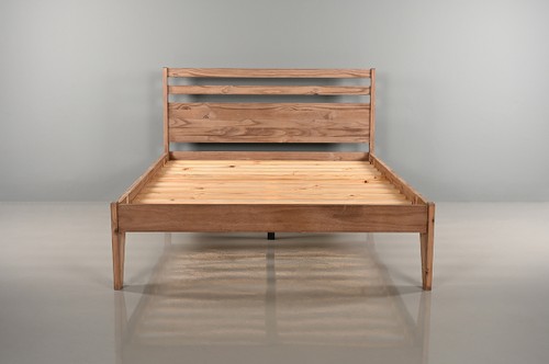 Zina Panel Bed (Teak)