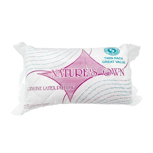 Nature's Own Twin Pack - Latex Pillow