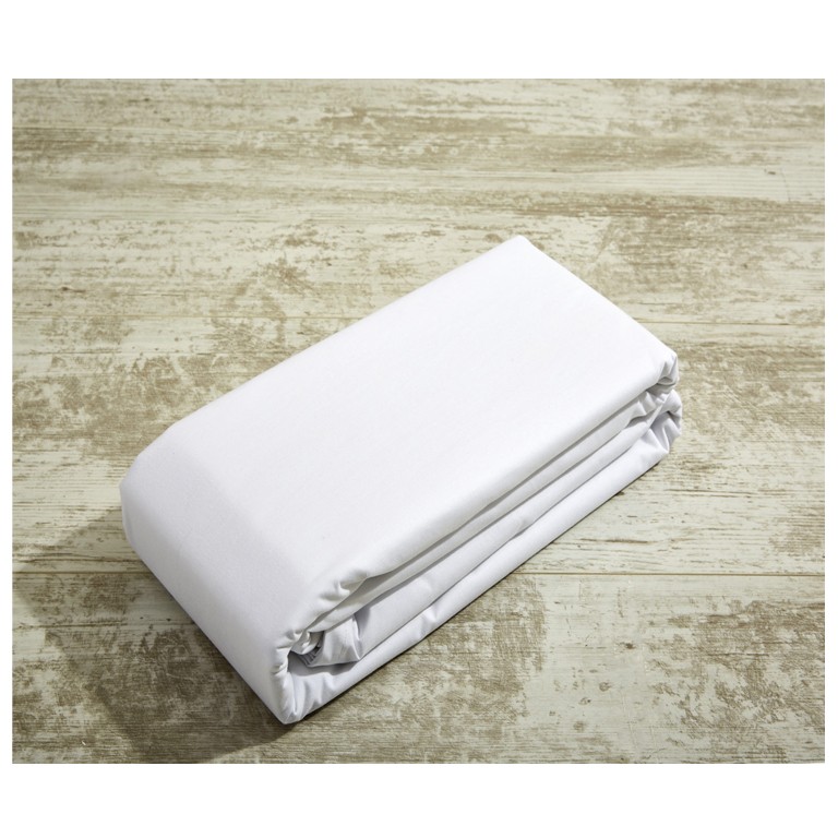 TMW (RT) Cotton Percale 200TC Fitted Sheet Bulk Pack (White)