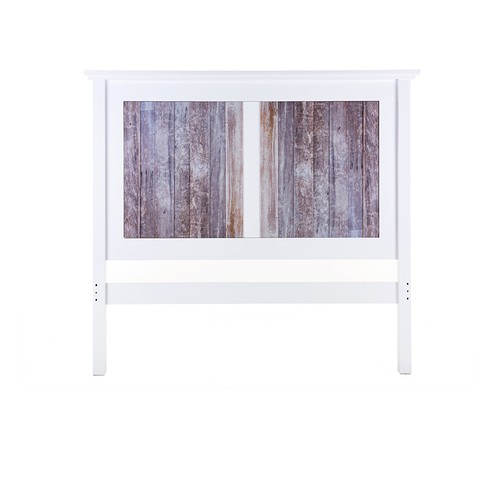 Oslo Headboard (White Wooded)