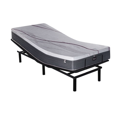 Slumberland Adjustable Base with Hybrid Medium Mattress