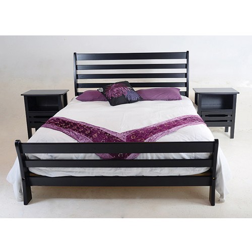 Magaliesberg Sleigh Bed (Mahogany)