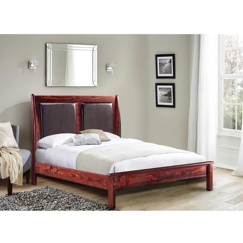 Paris Leather Bed (Chestnut)