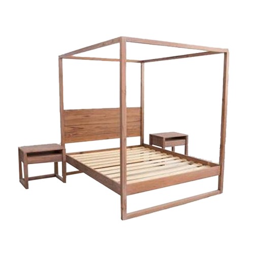 York 4 Poster Bed (Teak)