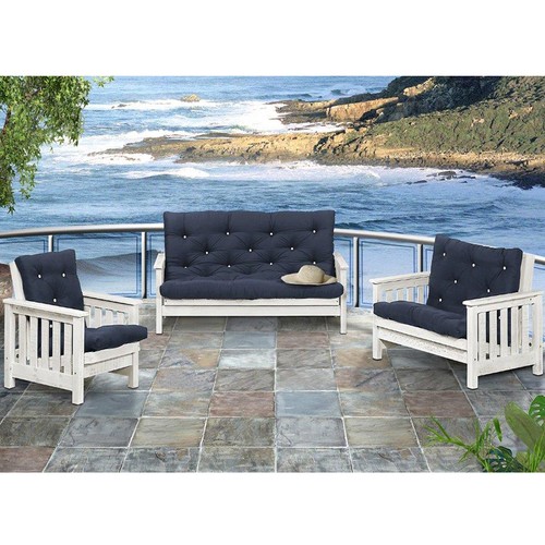 Charlene 3pc Sleepercouch Set with Cushions (Rustic)