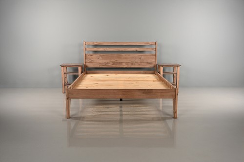 Zina Panel Bed (Teak)