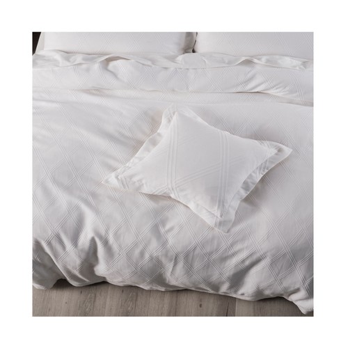 Linenhouse Antoine Duvet Cover Set (White)