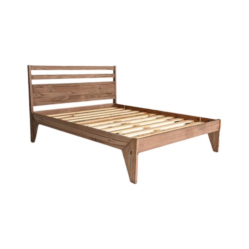 Zina Panel Bed (Teak)