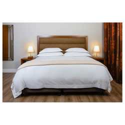 Linen Drawer 200TC Baroque Oxford Duvet Cover Bulk Pack (White) - Double