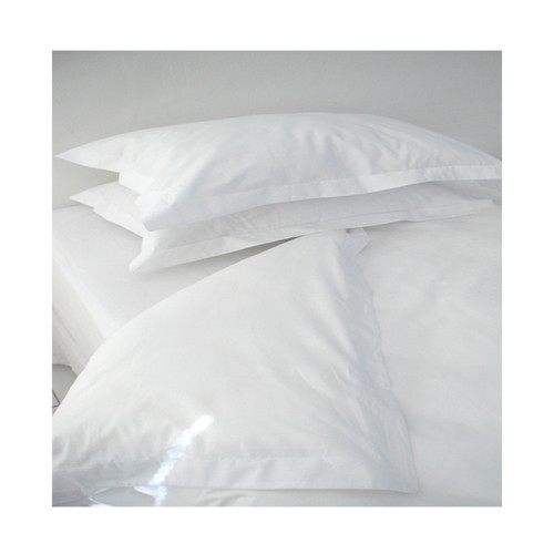 TMW (RT) Cotton Percale 200TC Pillow Case Oxford Bulk Pack (White)