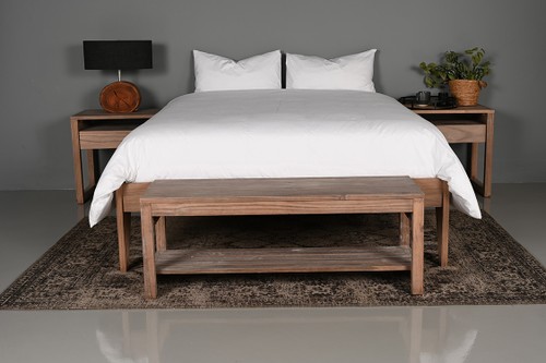 Zina Platform Bed (Teak)