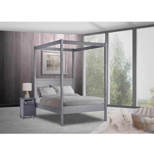 Janine 4 Poster Bed (Graphite)