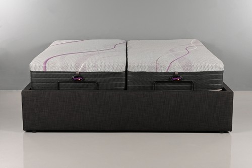 Slumberland Adjustable Base with Hybrid Firm Mattress