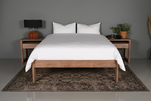Zina Platform Bed (Teak)