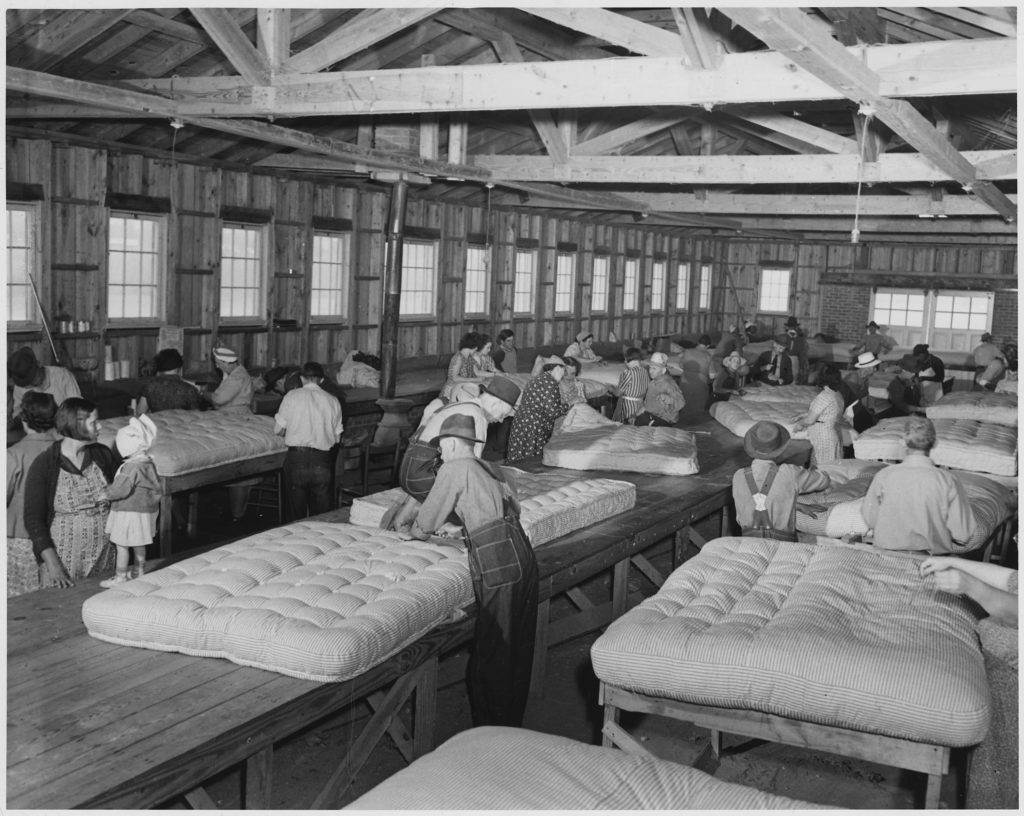 Beds being made in the early times